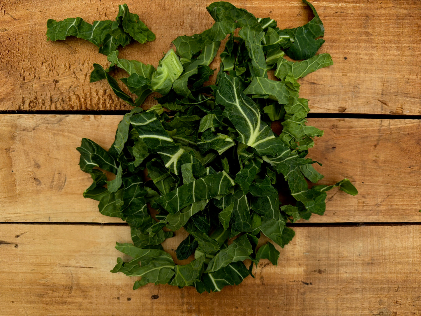 Collards, Bradford, 20lbs - Washed/Chopped