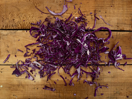 Cabbage, Purple, Shredded - 10lb Case